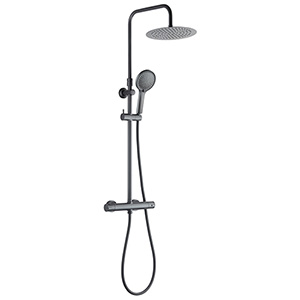 Colonne de douche thermostatique graphite mat